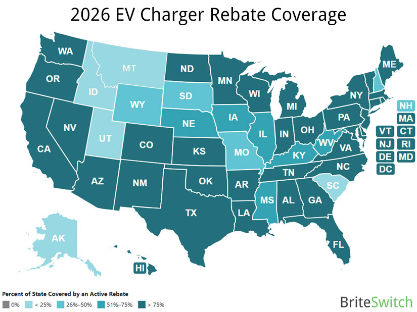 2026 EV Charger Rebate Coverage in the US